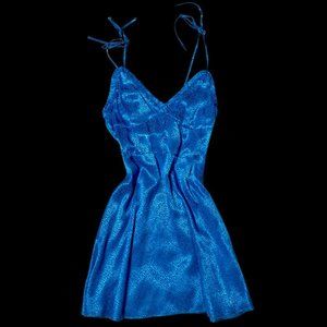 Zara Blue Slip Dress